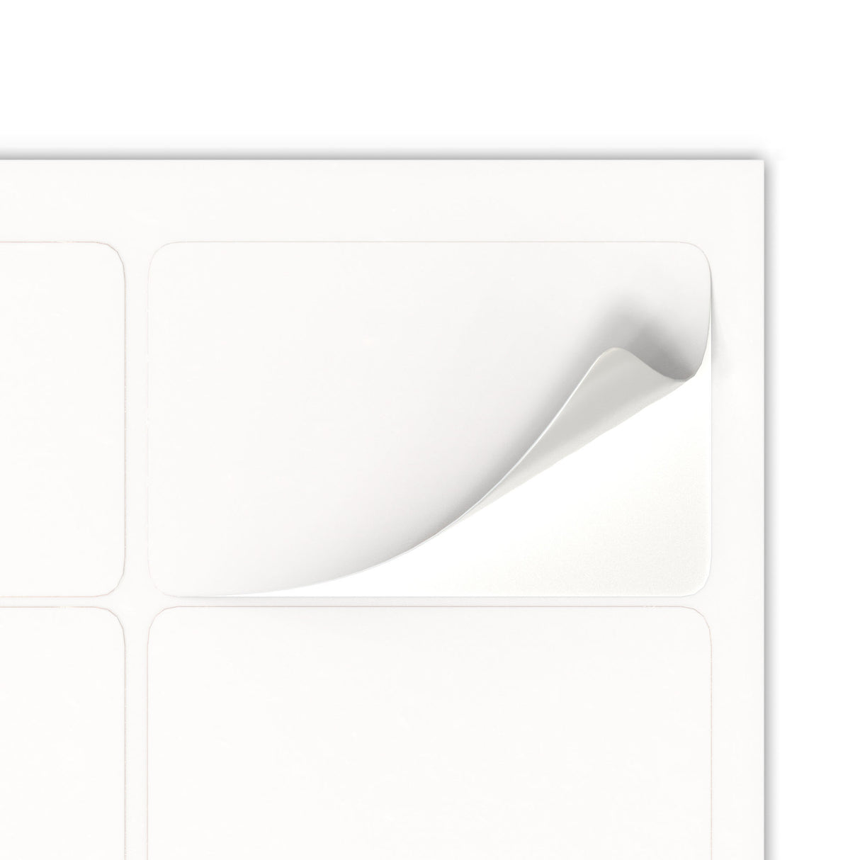 Etykiety samoprzylepne prostokątne