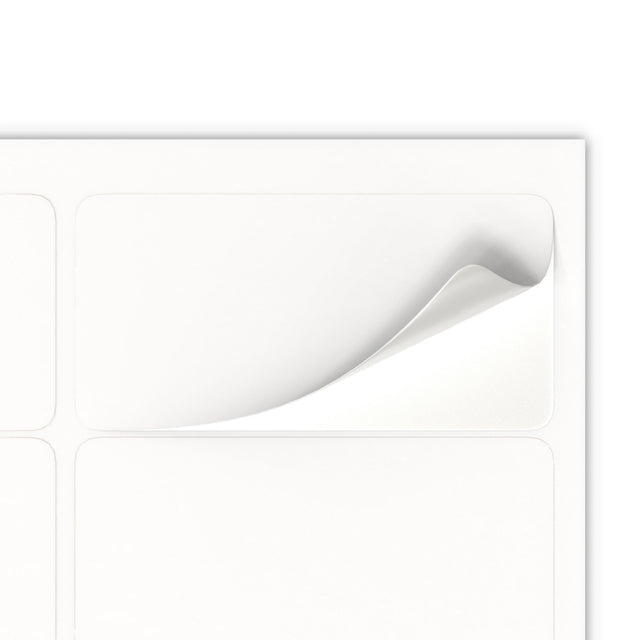 Rectangle Adhesive Labels Diamond White 99 x 38 mm (14 labels)