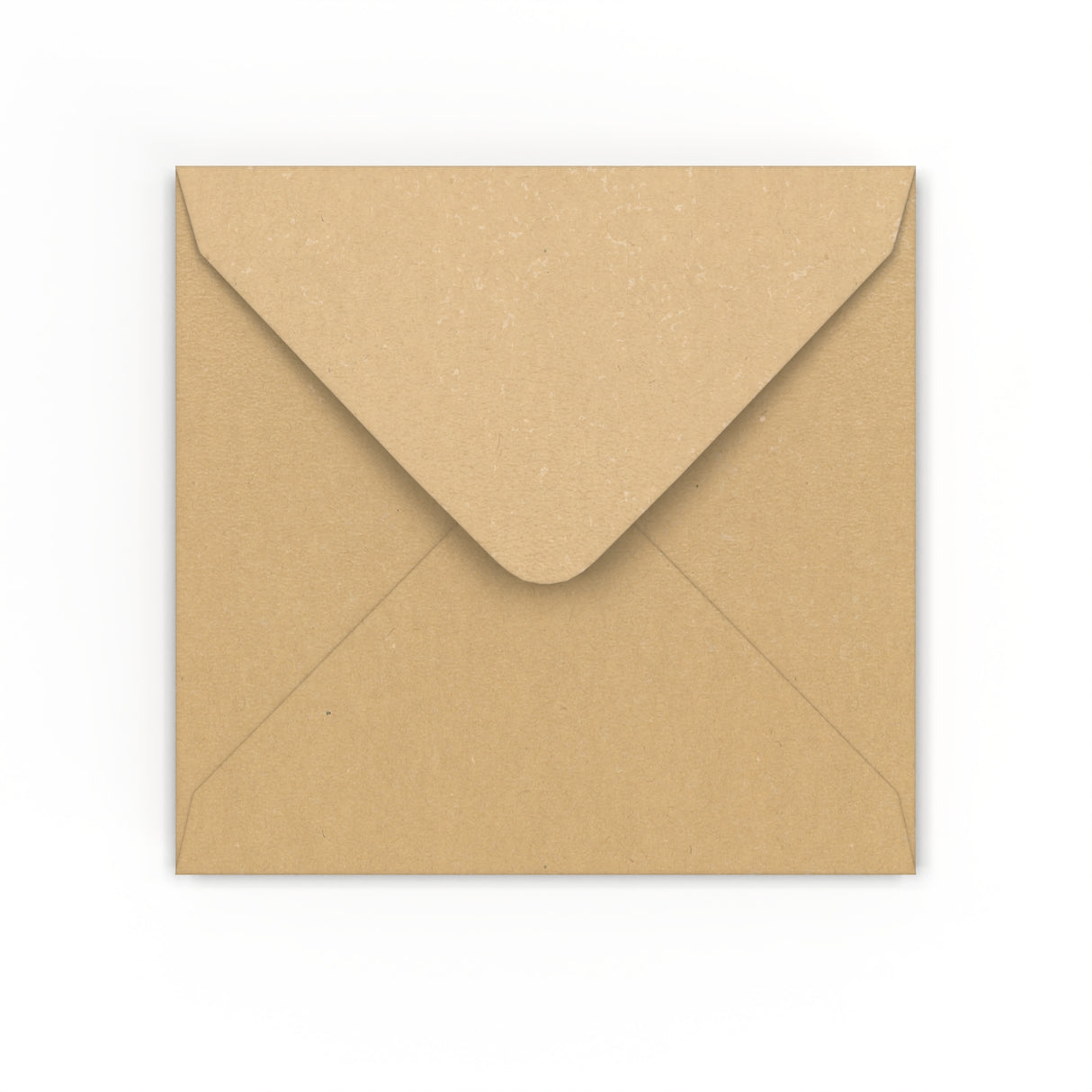 130x130 mm Brązowa koperta z papieru z recyklingu