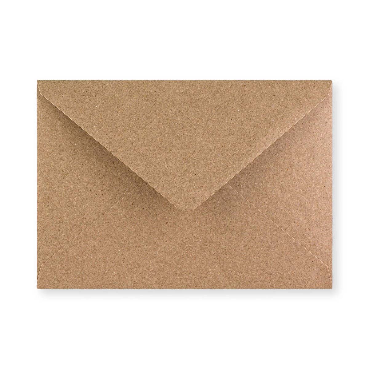 Brązowa koperta z papieru z recyklingu 133x184 mm