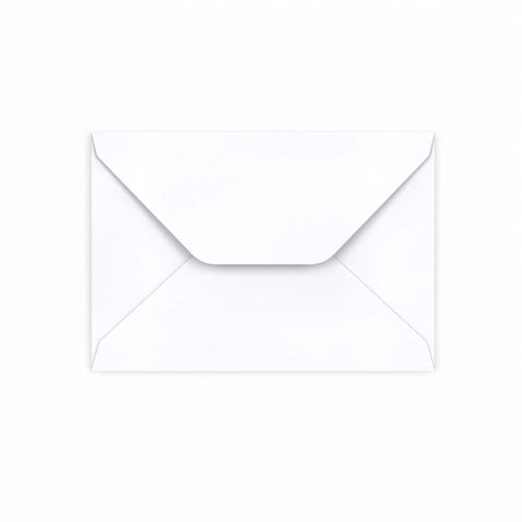 White Trapezium Flap 120gsm Envelope (102 x 146mm)