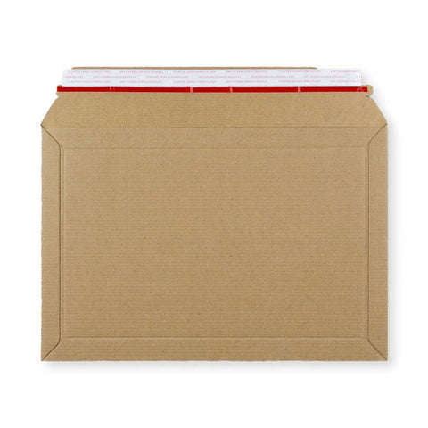 Manila Brown Peel & Seal Rigid Board Mailers Envelope (194 x 292mm)