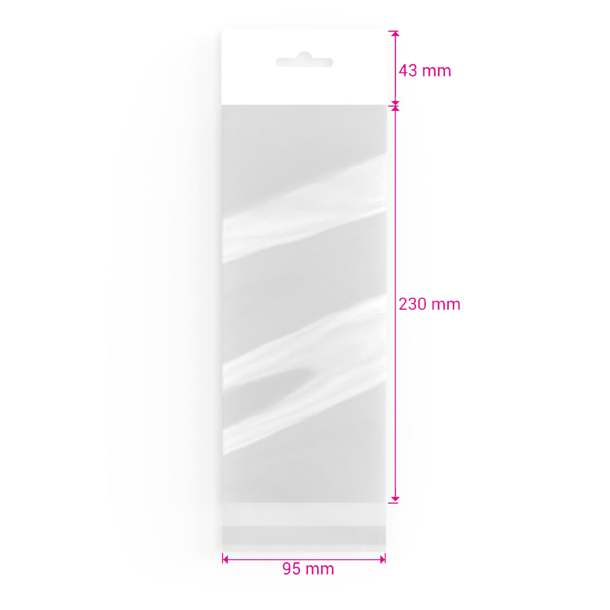 Woreczki celofanowe z uchwytem (OPP)