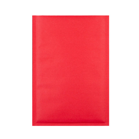Coloured Kraft Paper Bubble Bag Mailers Red 450 x 320 mm (C3)