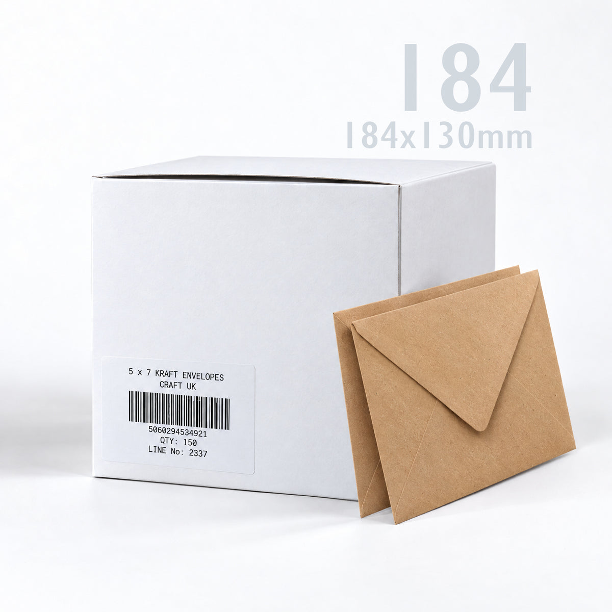 Koperty Kraft 110 g/m² opakowanie 150 szt.