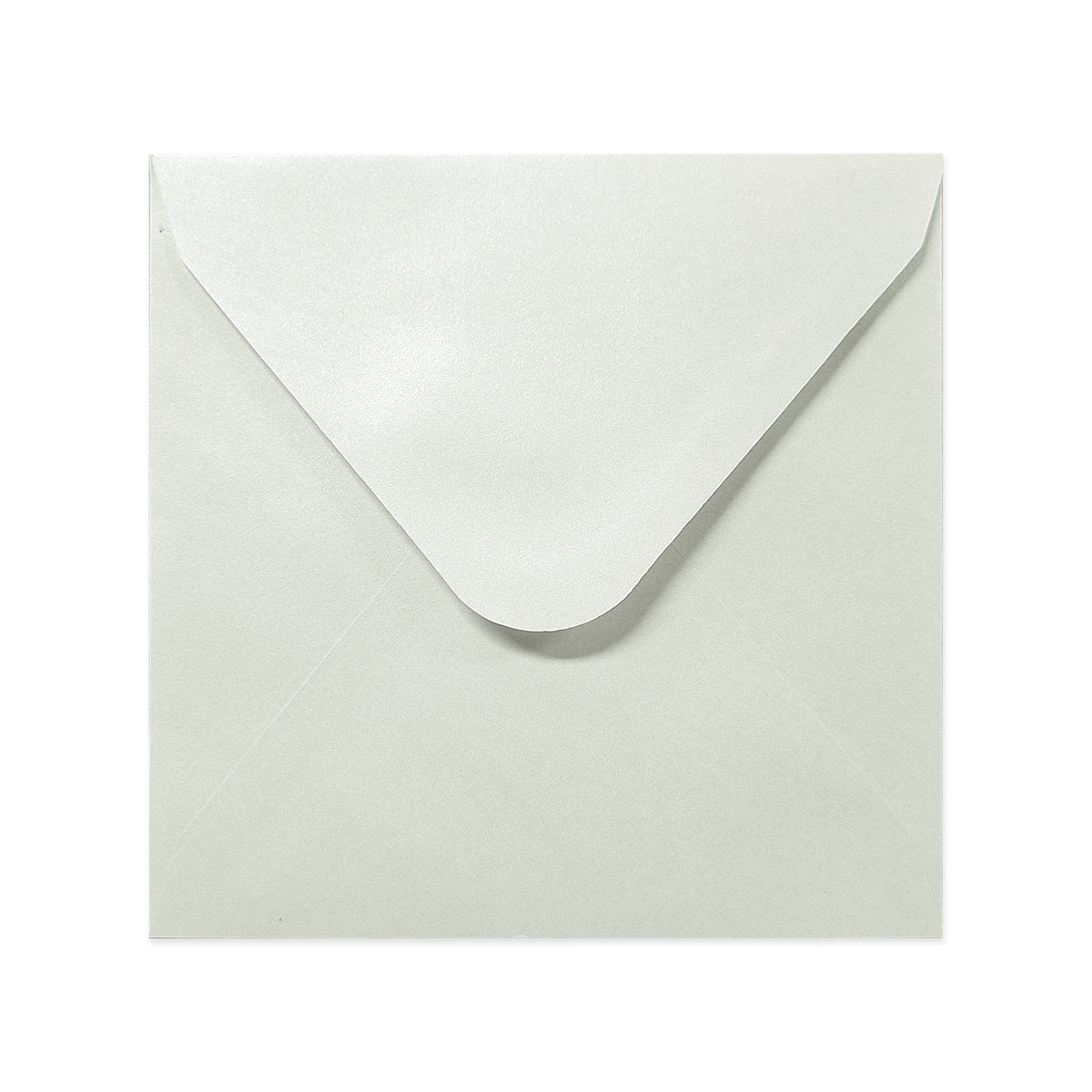 Koperta w odcieniu ostrygowym - Diamentowa Klapka 155x155 mm