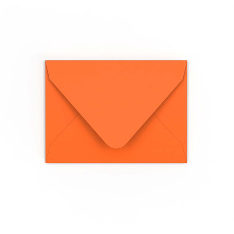 C7 Orange Gummed V-Flap Envelope (82 x 113mm)