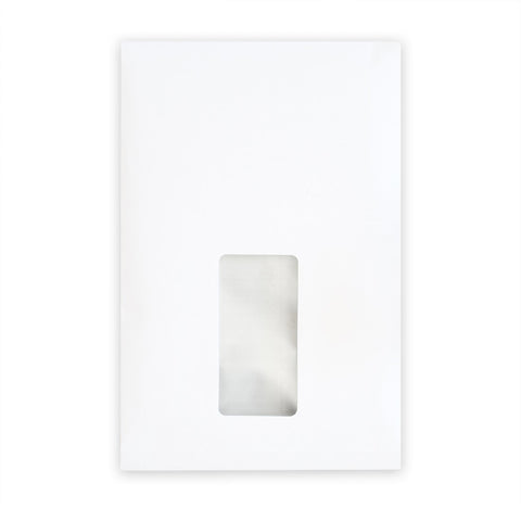 C5 White Recycled Peel & Seal Gusset Envelope (162 x 229 x 25mm)