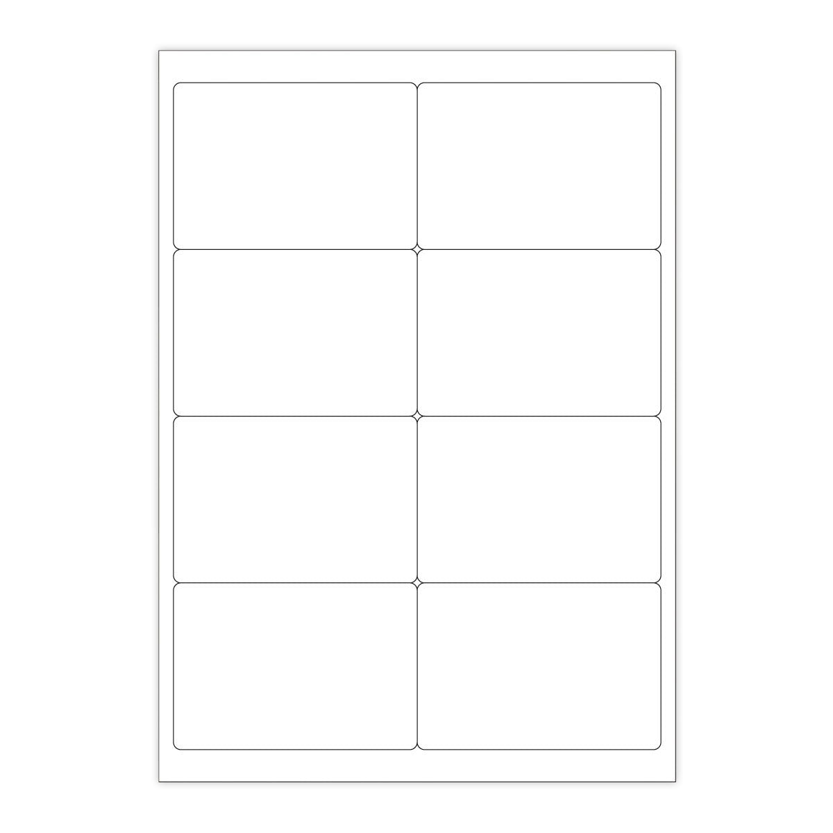 Białe etykiety samoprzylepne