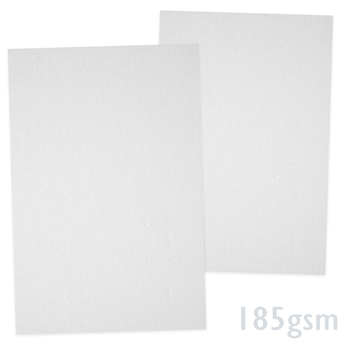 Biały papier żeberkowany 185g/m²