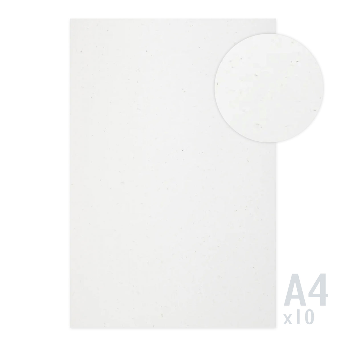 Biały papier 130g/m² - 10 arkuszy A4