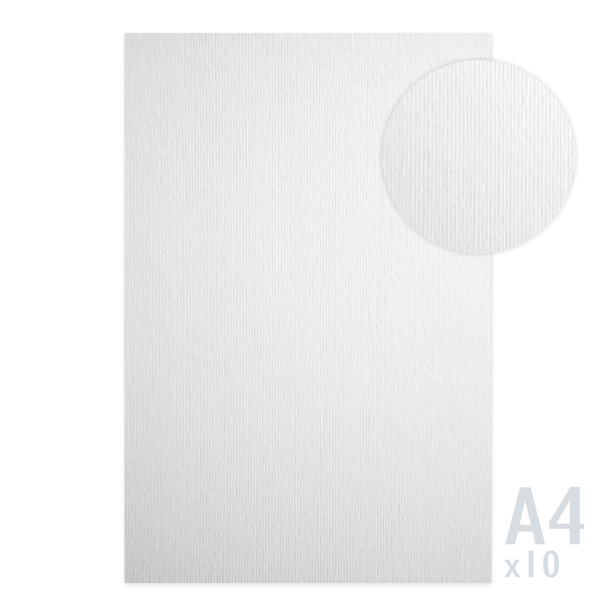 Papier o fakturze lnianej 215g/m² - 10 arkuszy A4
