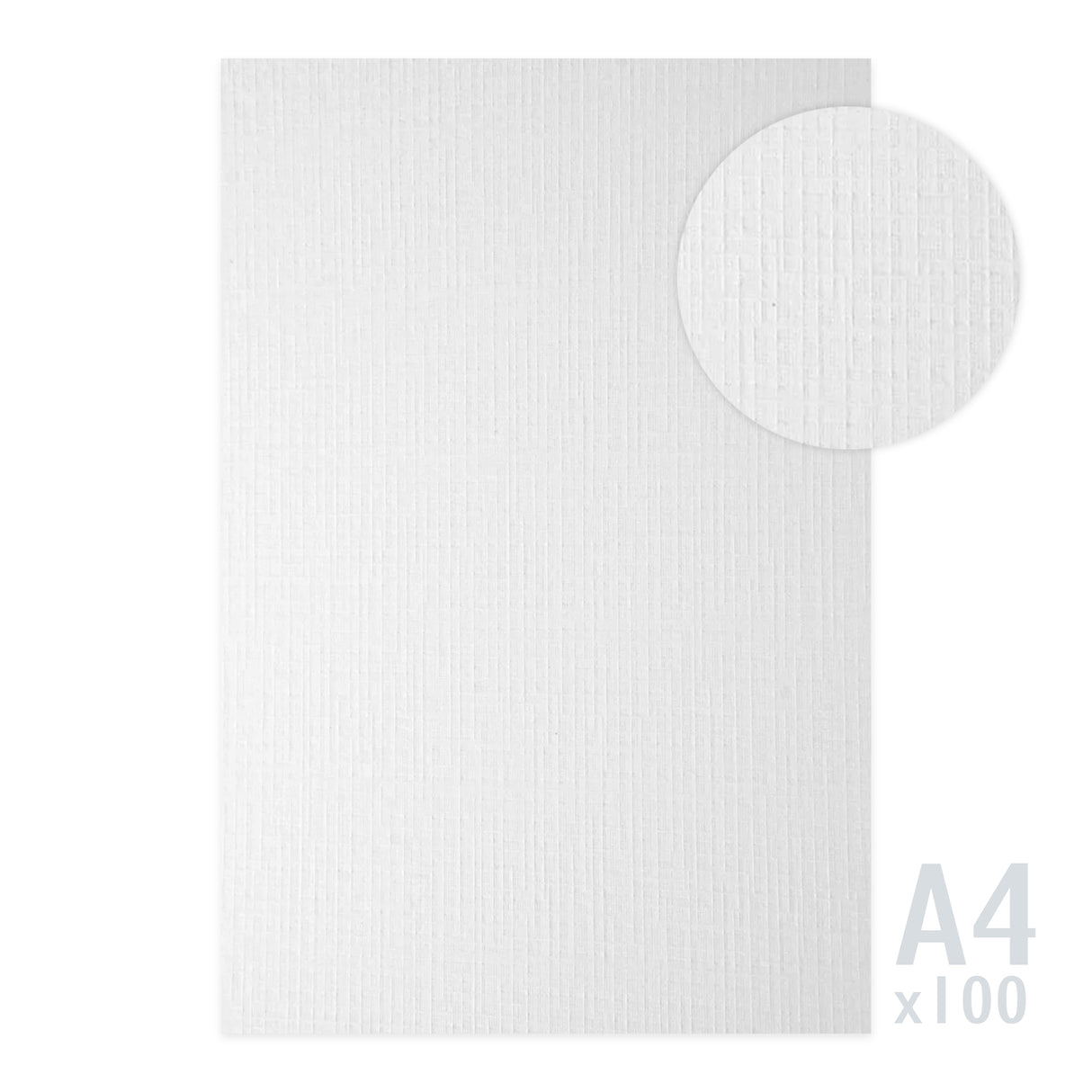 Biały papier żeberkowany 185g/m²