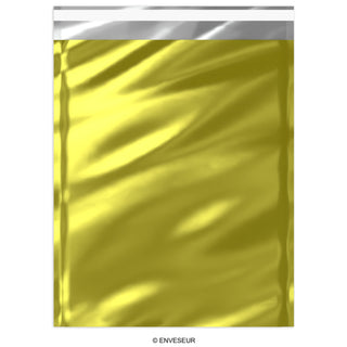 Błyszczące metaliczne koperty foliowe