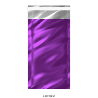 Błyszczące metaliczne koperty foliowe