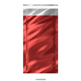 Błyszczące metaliczne koperty foliowe