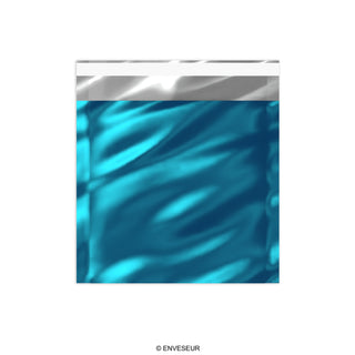 Błyszczące metaliczne koperty foliowe