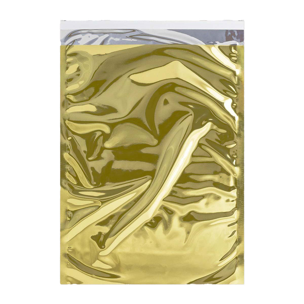 Błyszczące metaliczne koperty foliowe