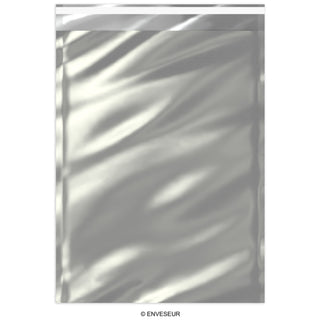 Błyszczące metaliczne koperty foliowe