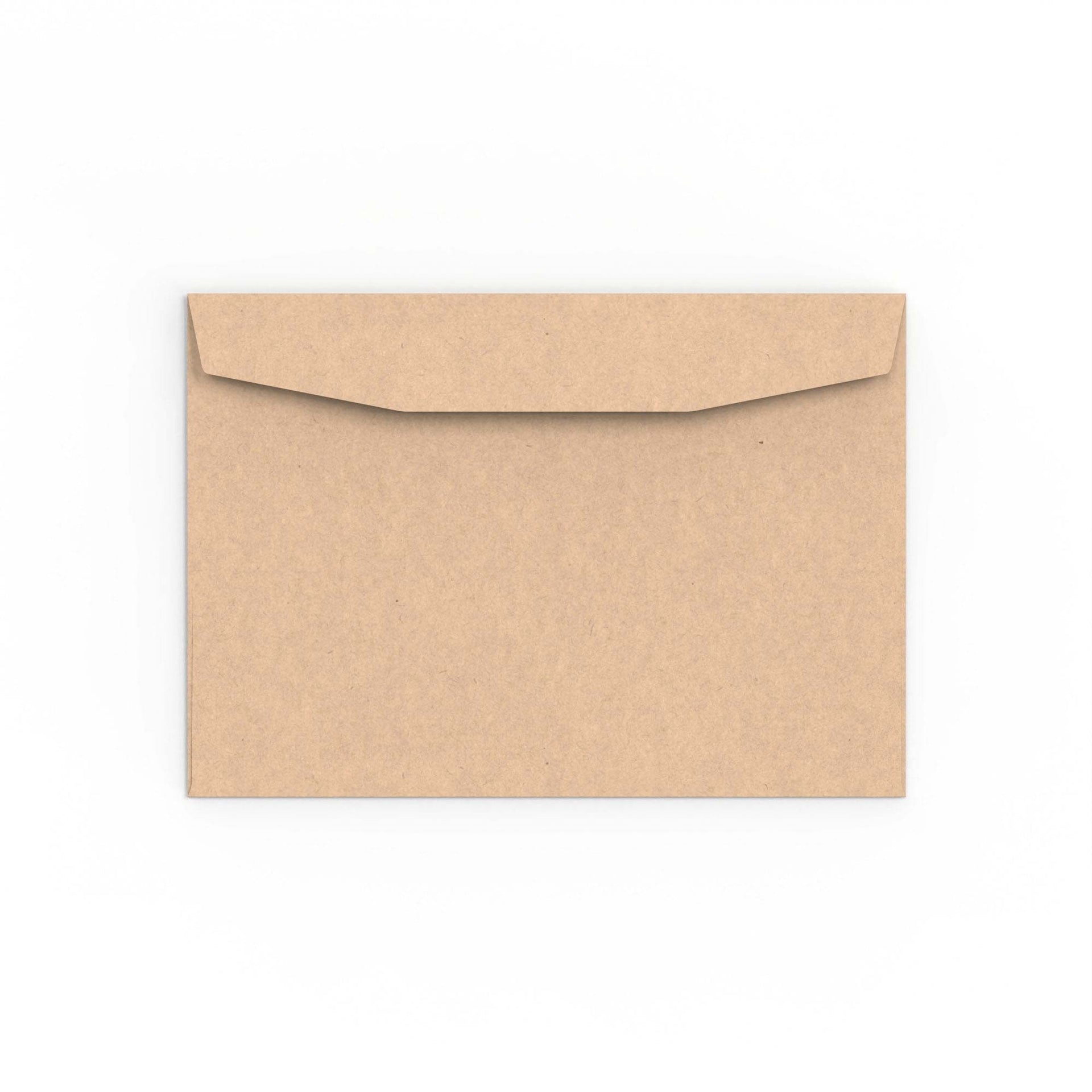 114x162 mm (C6) Koperta z szarego papieru