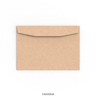 114x162 mm (C6) Koperta z szarego papieru