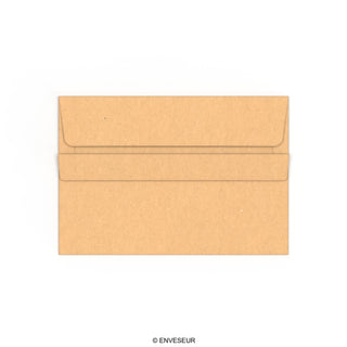 114x162 mm (C6) Koperta z szarego papieru