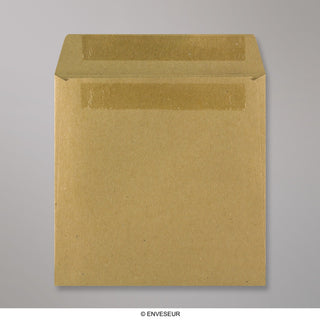 108x108 mm Koperta z szarego papieru