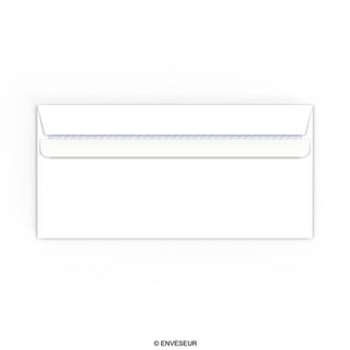110x220 mm (DL) Biała koperta