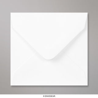 100x100 mm Klasyczna biała kwadratowa koperta