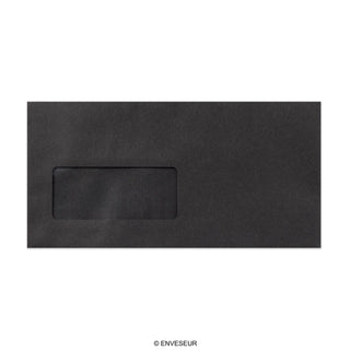 110x220 mm (DL) Koperta czarna