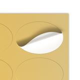 Etykiety samoprtzylepne owalne