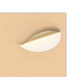 Etykiety samoprtzylepne owalne