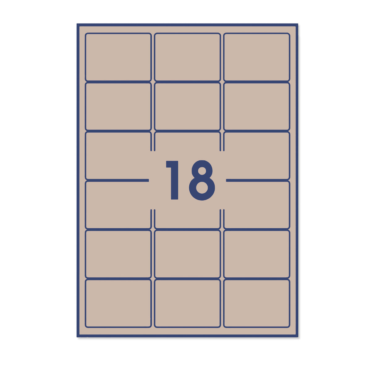 Etykiety samoprzylepne prostokątne