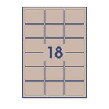 Etykiety samoprzylepne prostokątne