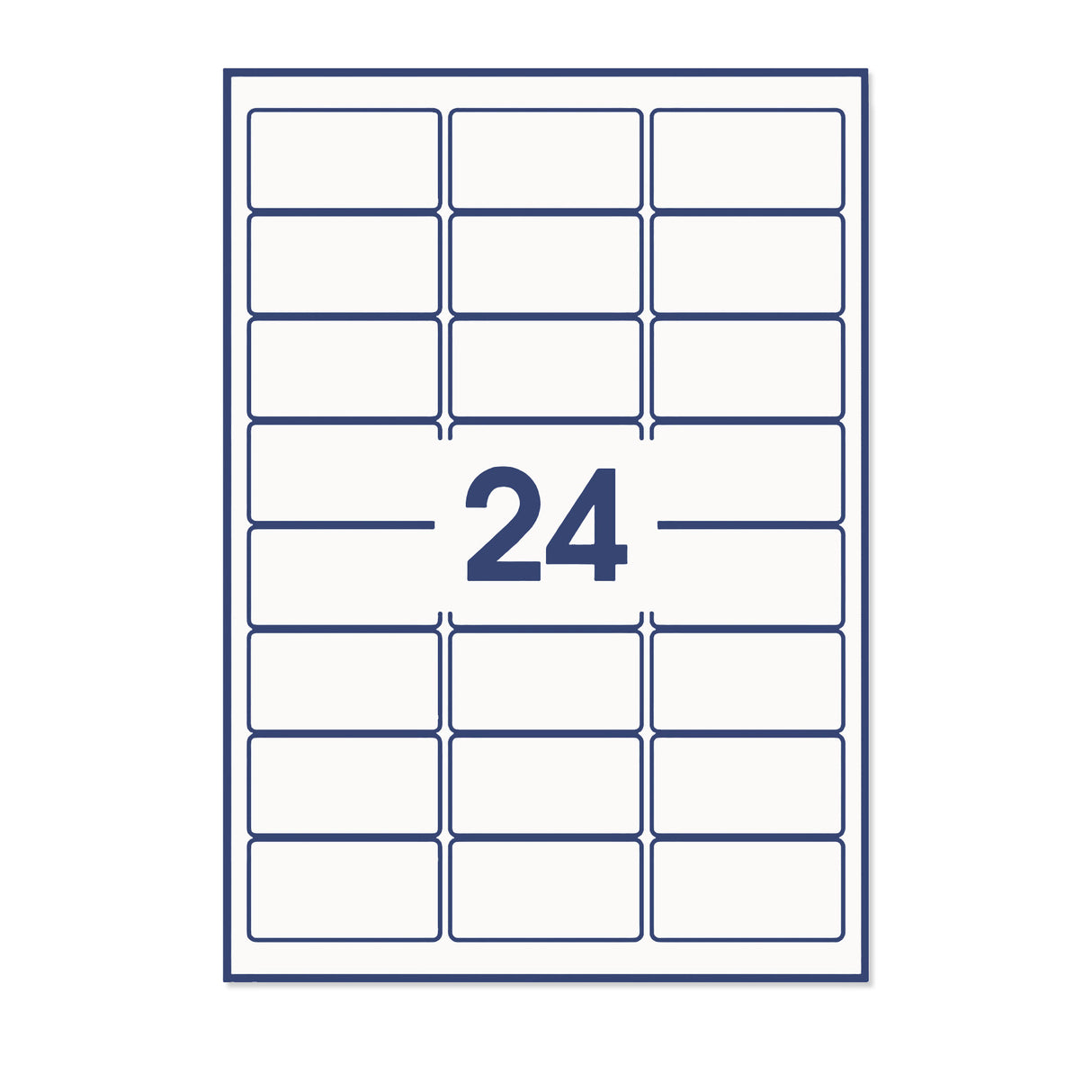 Etykiety samoprzylepne prostokątne