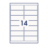 Etykiety samoprzylepne prostokątne