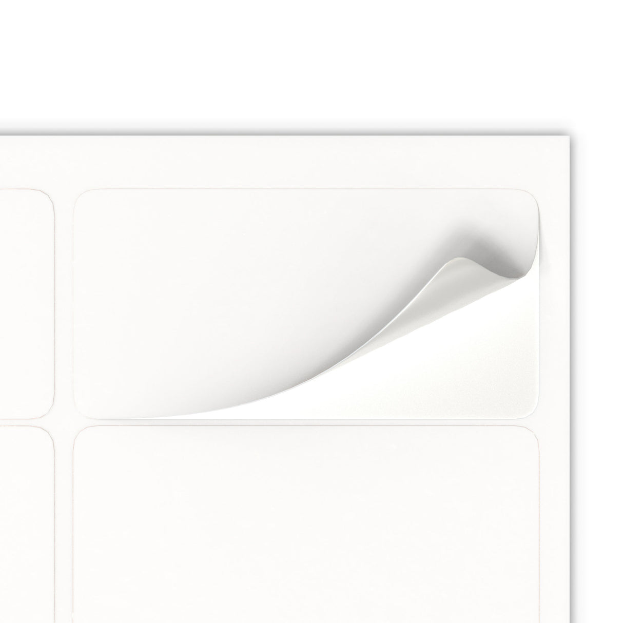 Etykiety samoprzylepne prostokątne