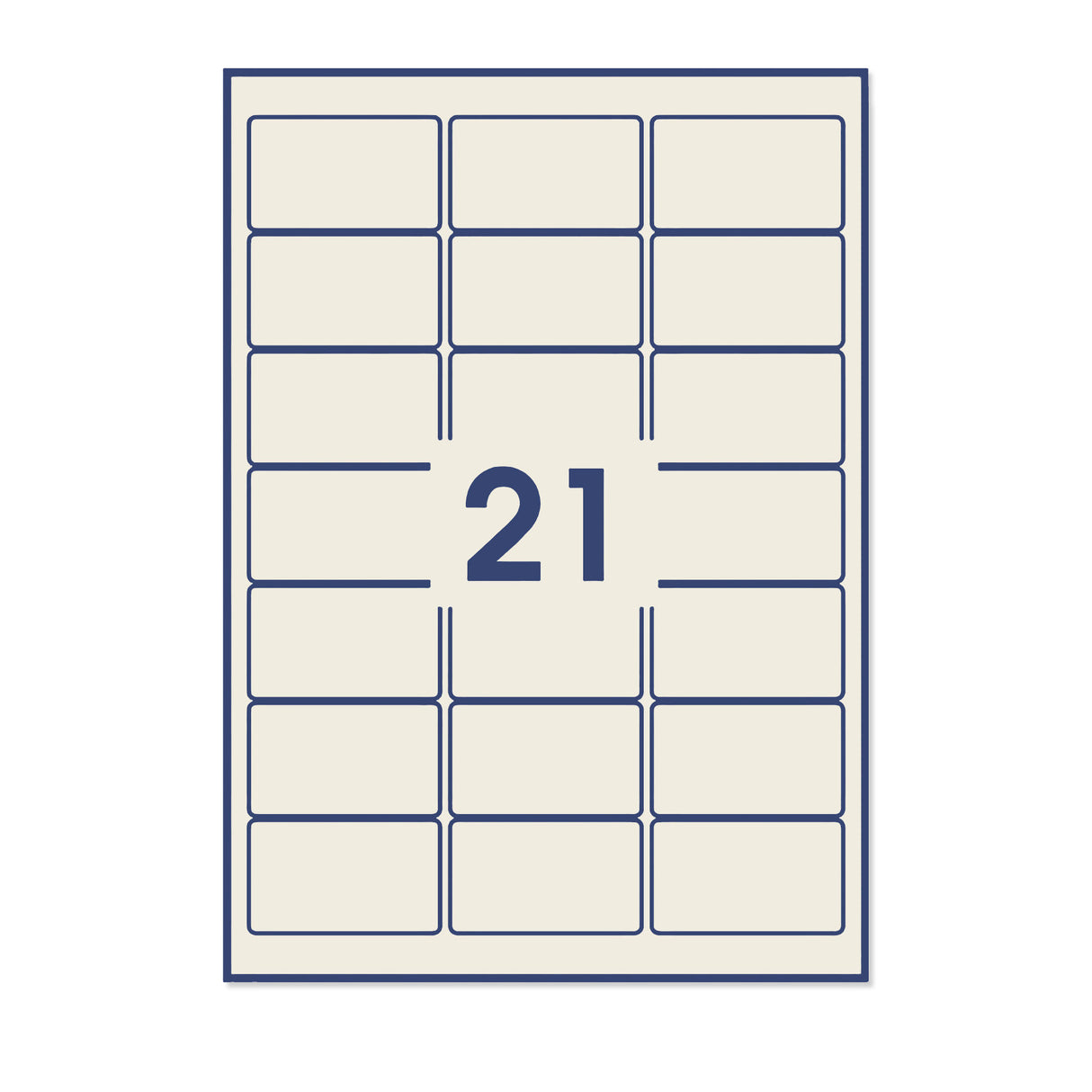 Etykiety samoprzylepne prostokątne