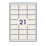 Etykiety samoprzylepne prostokątne