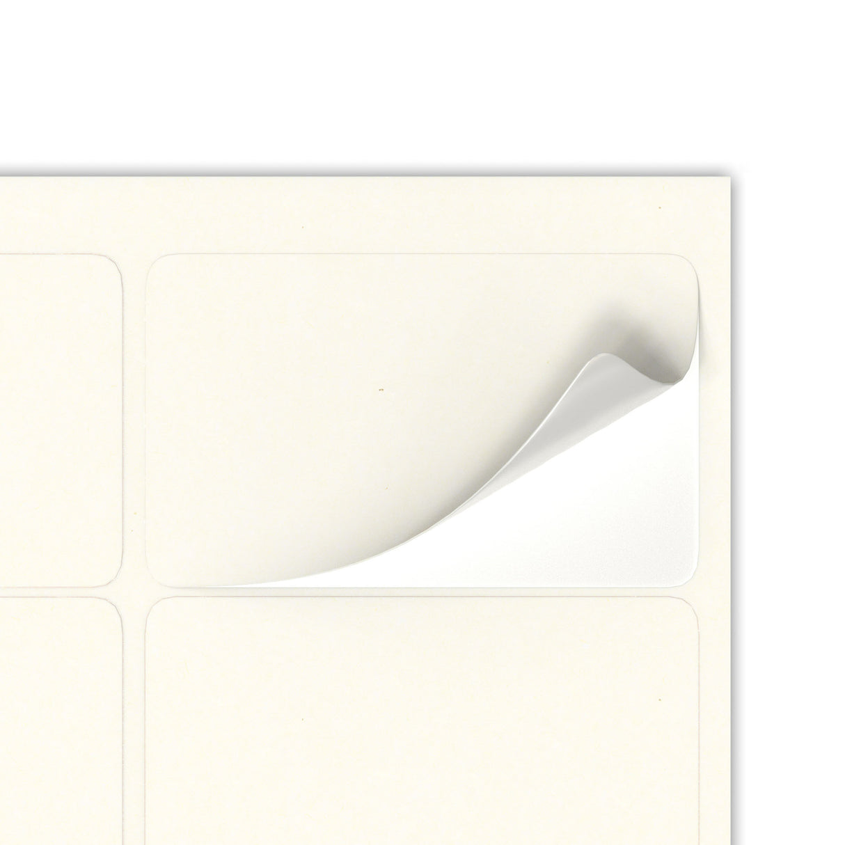 Etykiety samoprzylepne prostokątne