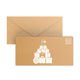Christmas Santa Clause Envelopes Fleck 110 x 220 mm (DL)