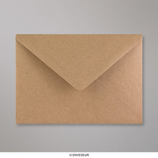 Brązowa koperta z papieru z recyklingu 133x184 mm