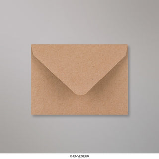 82x113 mm (C7) Brązowa koperta z papieru z recyklingu
