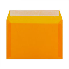Coloured Translucent Envelopes Orange 162 x 229 mm (C5)