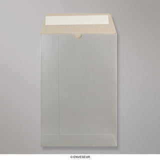 235x162 mm Srebrna koperta kartonowa