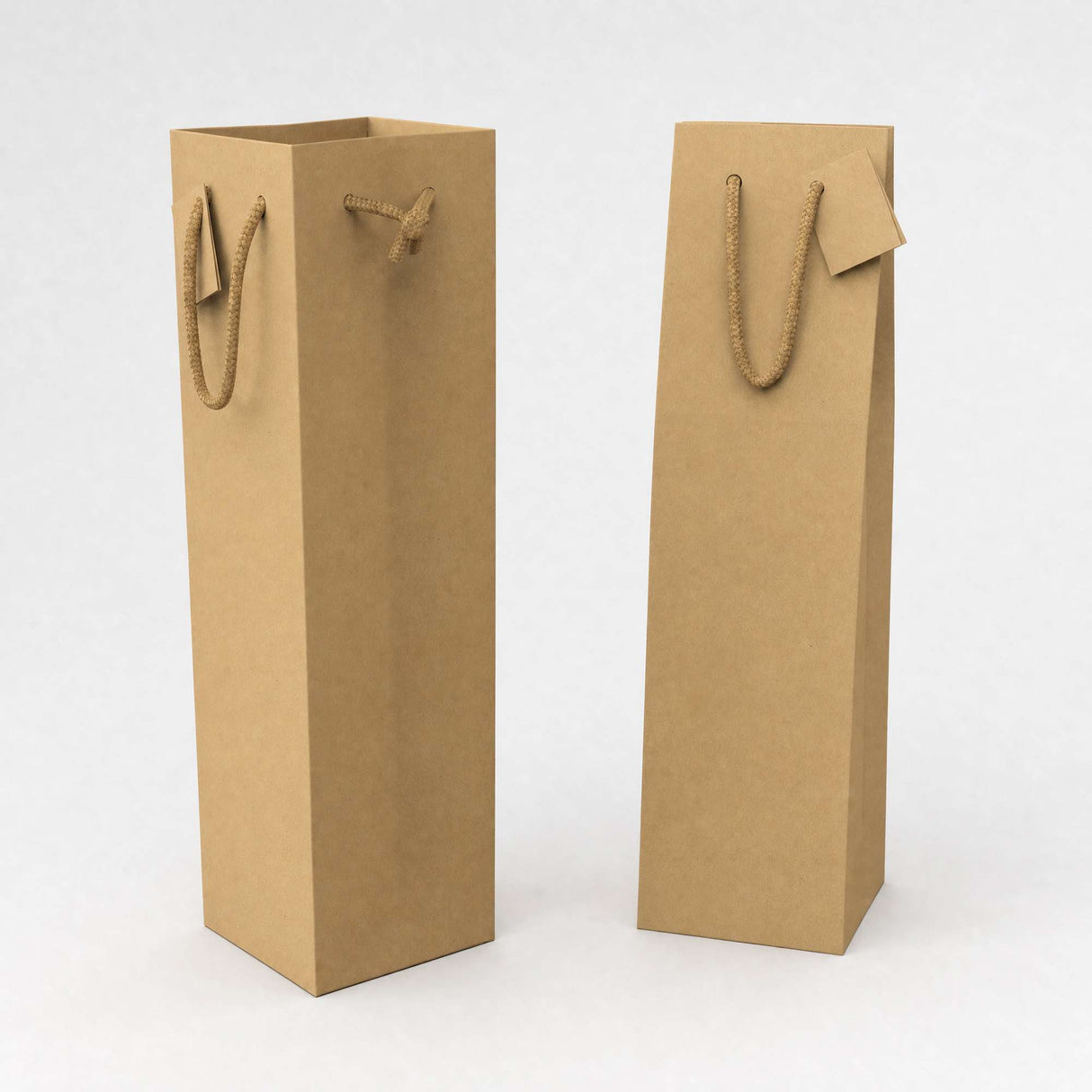 Torby papierowe Kraft na butelki wina (75 cl.) 