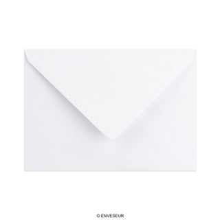 125x175 mm Biała gładka koperta