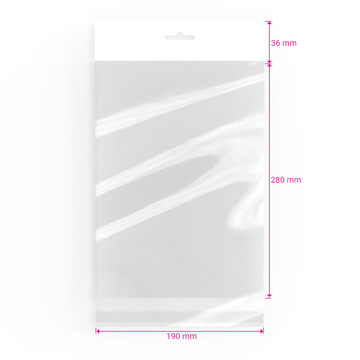 Woreczki celofanowe z uchwytem (OPP)