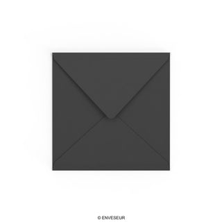 Czarna koperta 155x155 mm