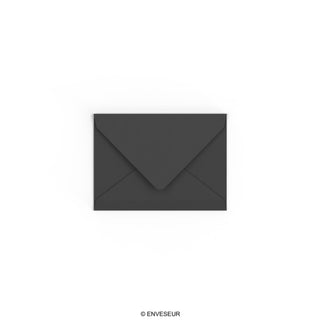 Czarna koperta 82x113 mm (C7)